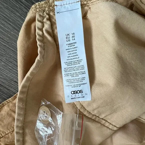 ASOS Design Painters Pants Oversized Size 14 - Picture 7 of 7